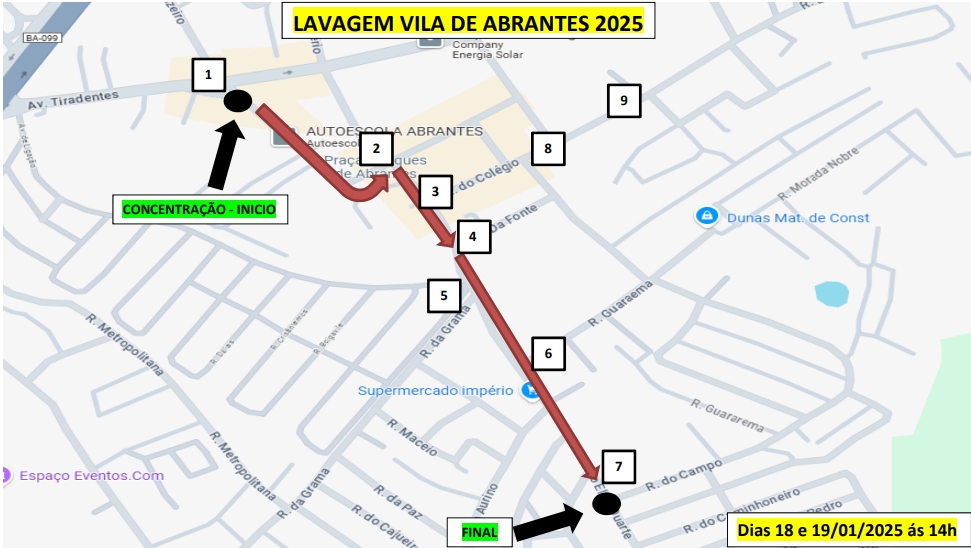 STT faz mudanças no tráfego durante a Lavagem de Vila de Abrantes
