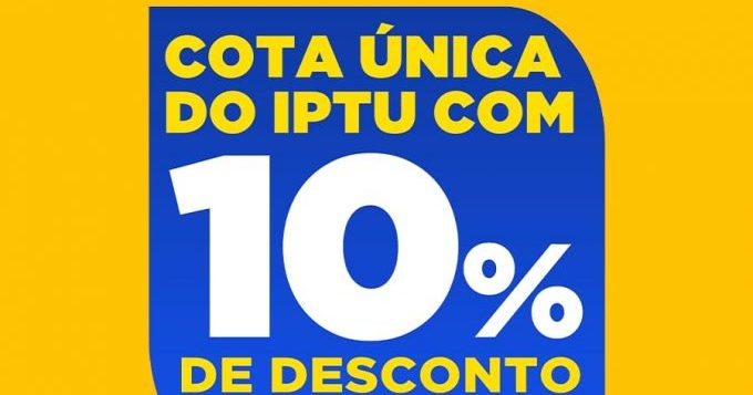 Prefeitura de Camaçari oferece 10% de desconto no IPTU para pagamento em cota única até 11 de março