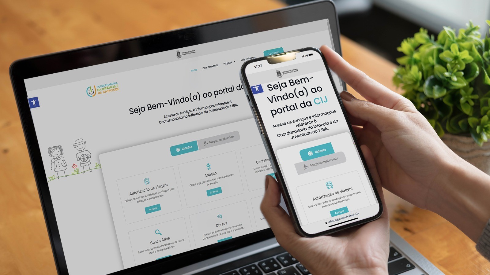 Novo site da Coordenadoria da Infância e da Juventude do TJ-BA já está no ar