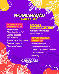 Camaçari: Confira programação Vila de Abrantes
