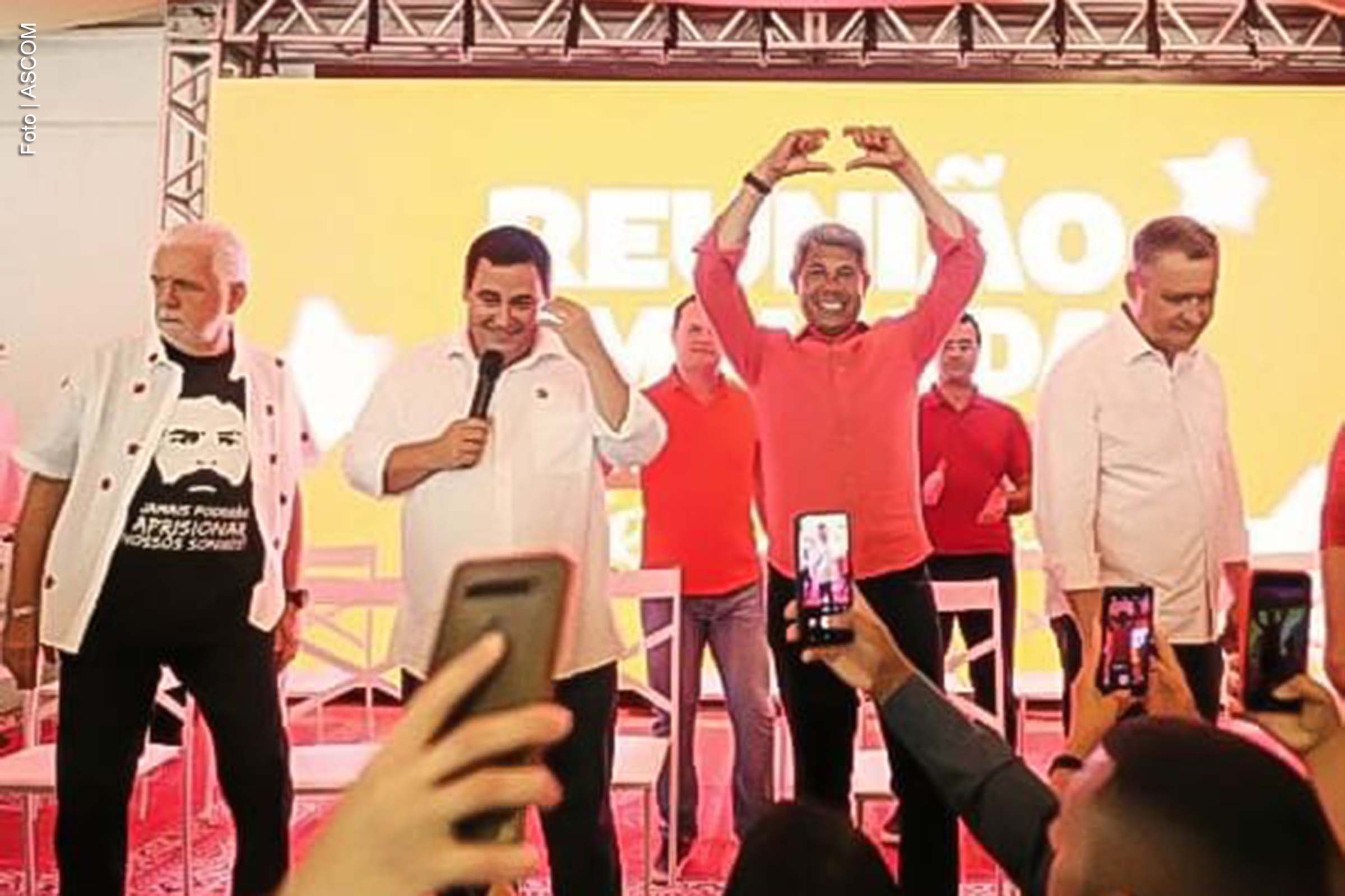 Jerônimo, Wagner, Rui e Éden Valadares Celebram 45 Anos do PT